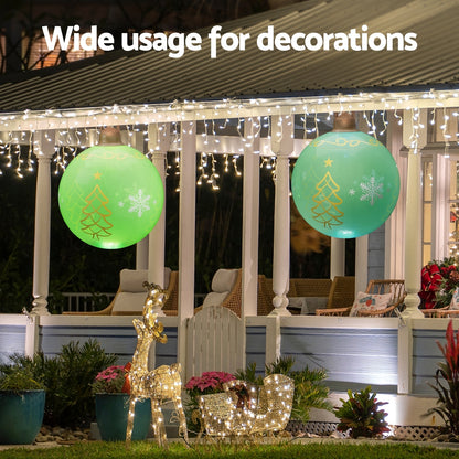 Jingle Jollys Christmas Inflatable Ball 60cm Led Illuminated Xmas Decoration