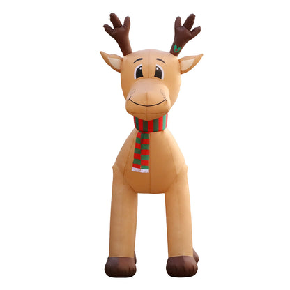 Jingle Jollys 5M Christmas Inflatable Reindeer Outdoor Xmas Decorations Lights